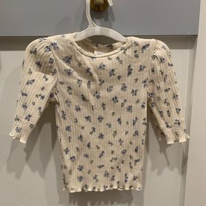Girls floral ZARA top